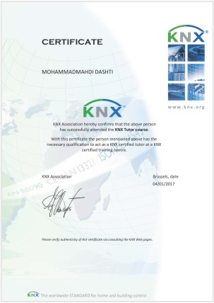 گواهینامه KNX