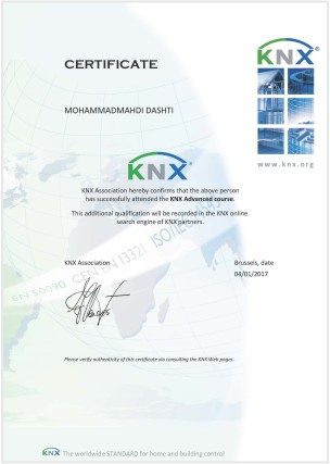 مدارک KNX